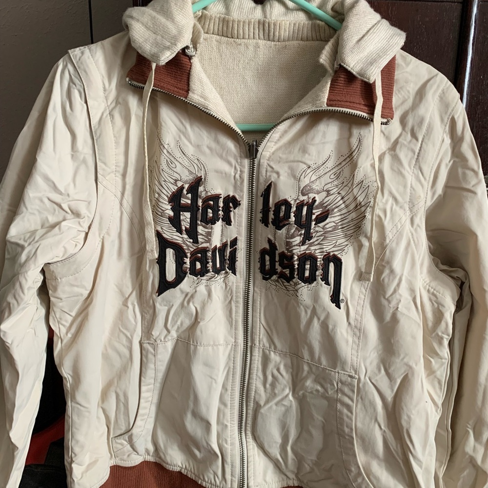 Harley Davidson sweater hooded jacket